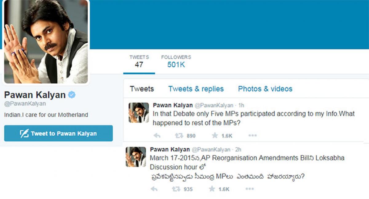 Janasena Chief Pawan Kalyan stands by his facts about MP attendance